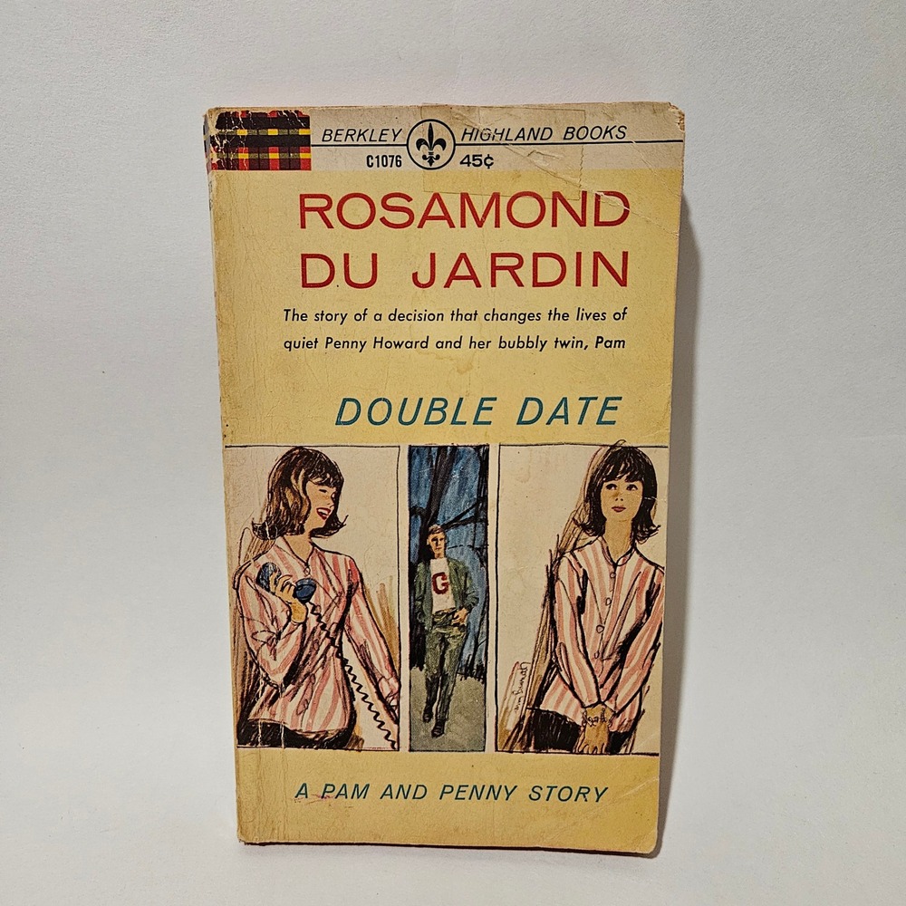 Vintage Double Date Rosamond du Jardin Berkley Highland Books C1076 Paperback